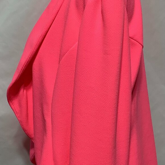 HEIMISH USA- NWOT NEON PINK STRETCHY OPEN BLAZER SIZE LARGE - Picture 3 of 6